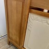 Vintage art deco marble sideboard.