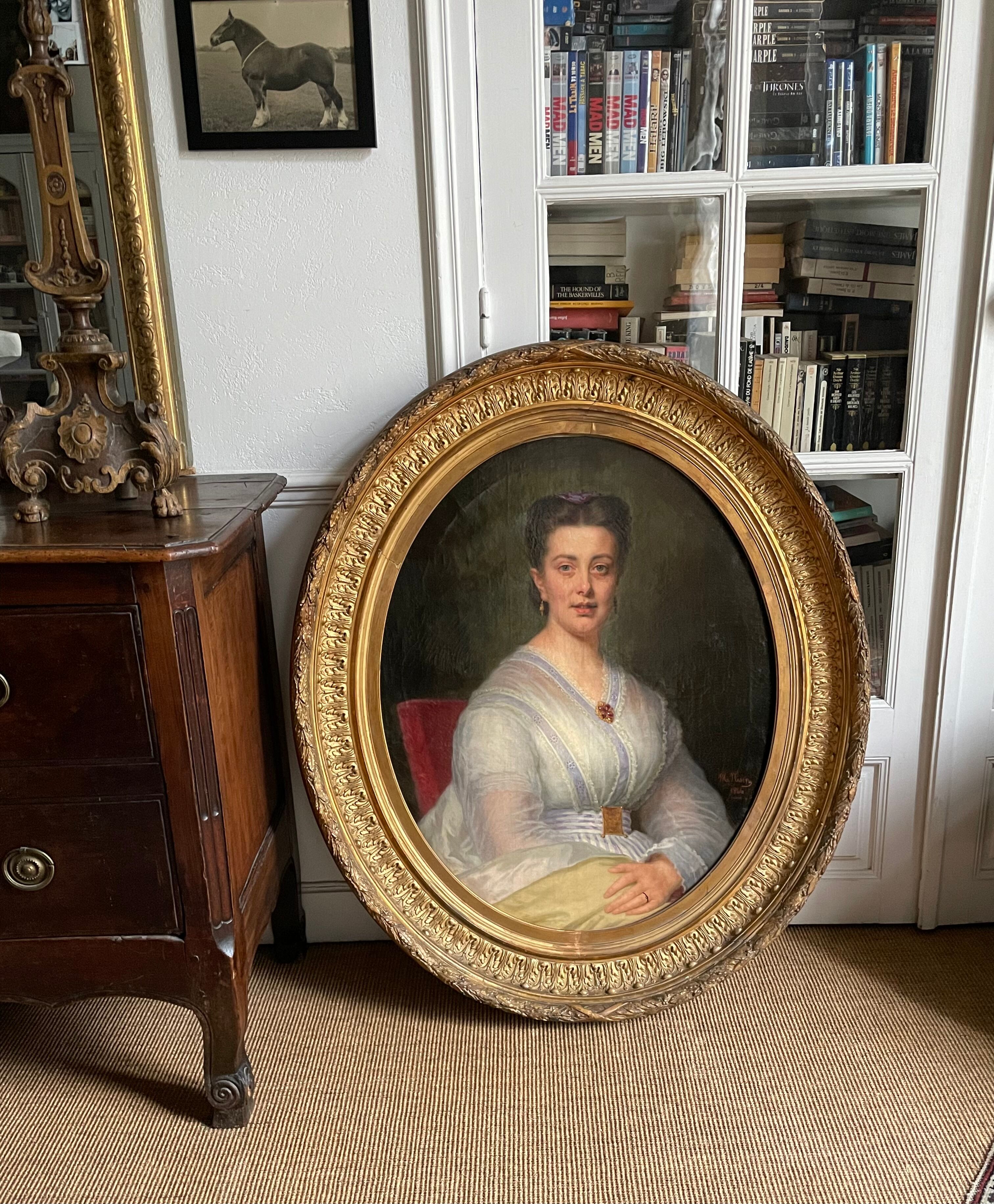 Portrait of an elegant woman