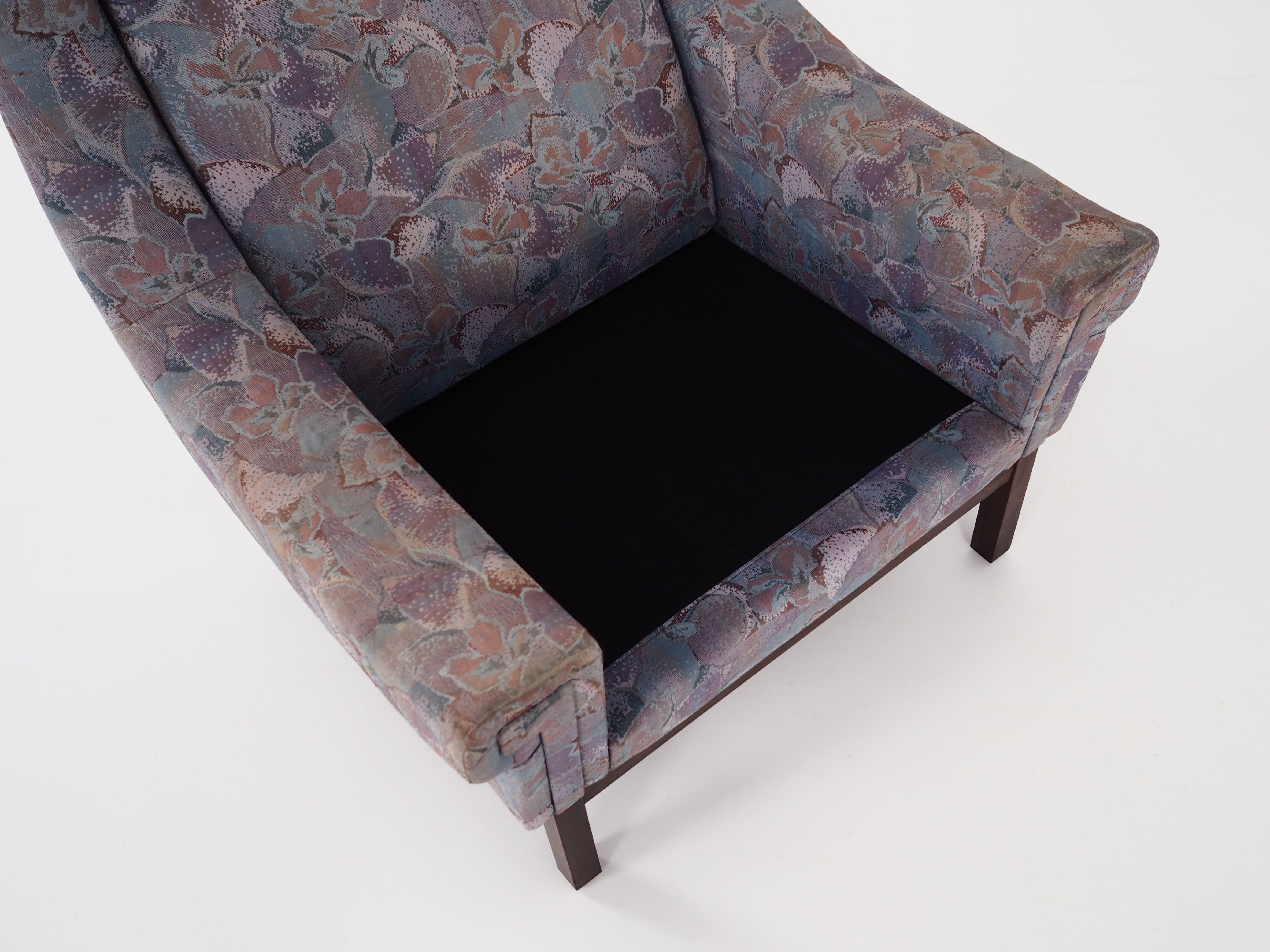 Armchair with beech legs, design 1970s