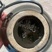 Black ceramic lamp max idlas antique