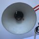 Architect articulated metal globe orange vintage 50s desk lamp