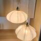 Duo de suspensions en Verre de Clichy rose