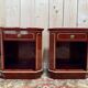 Paire de tables de chevets 1970 "Maurice Hirsch"