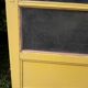 Door vintage translucent glazing