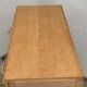 Commode  pieds compas bois brut 1950