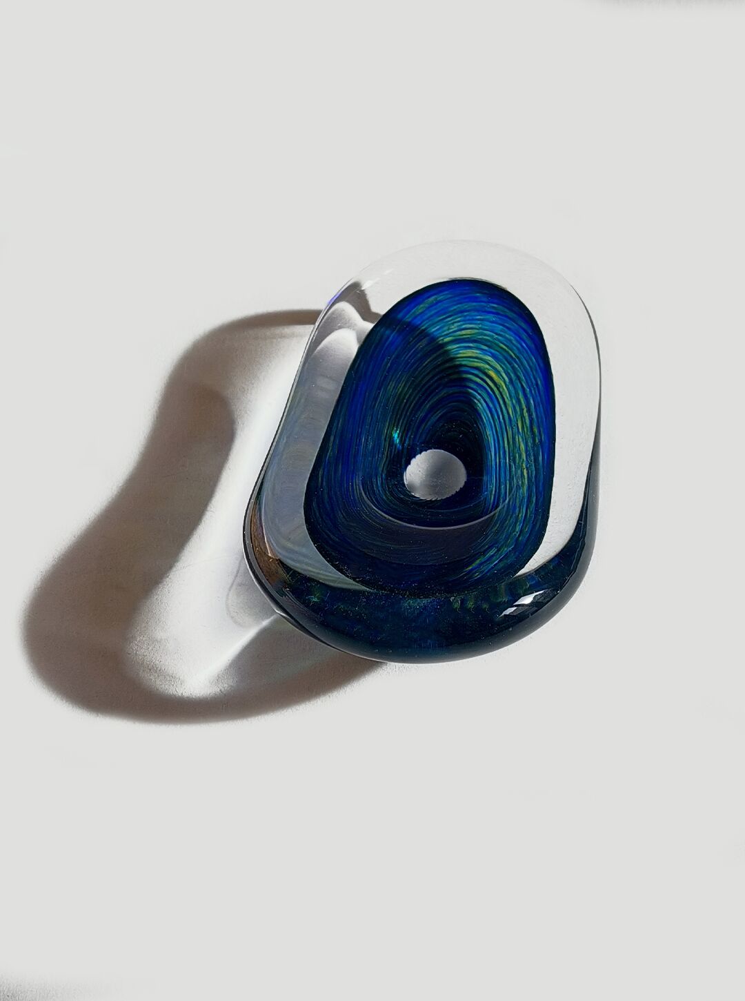 Vide Poche en verre épais de Murano