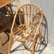 Office and matching chair in vintage rattan