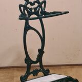 Umbrella door cast iron Art Nouveau early twentieth century