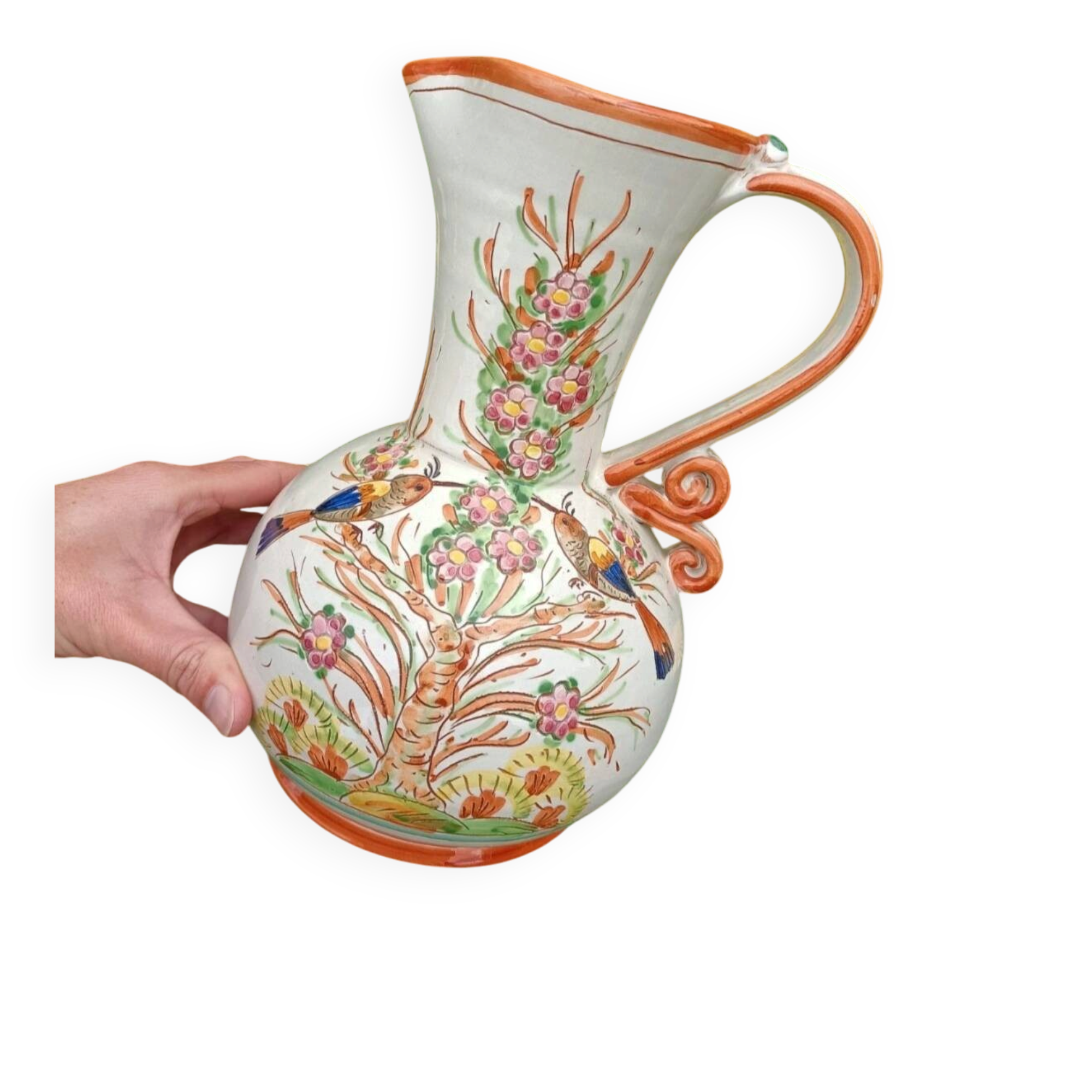 Retro Ceramic Vase Birds