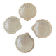 Aluminum scallop butter dishes