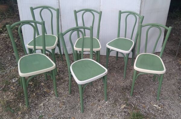Lot de 6 chaises bistrot