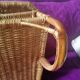 Chaise pliante en osier