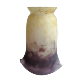 Art Deco lamp tulip, glass paste by Degué