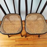 Paire de chaises bistrot Thonet N°56