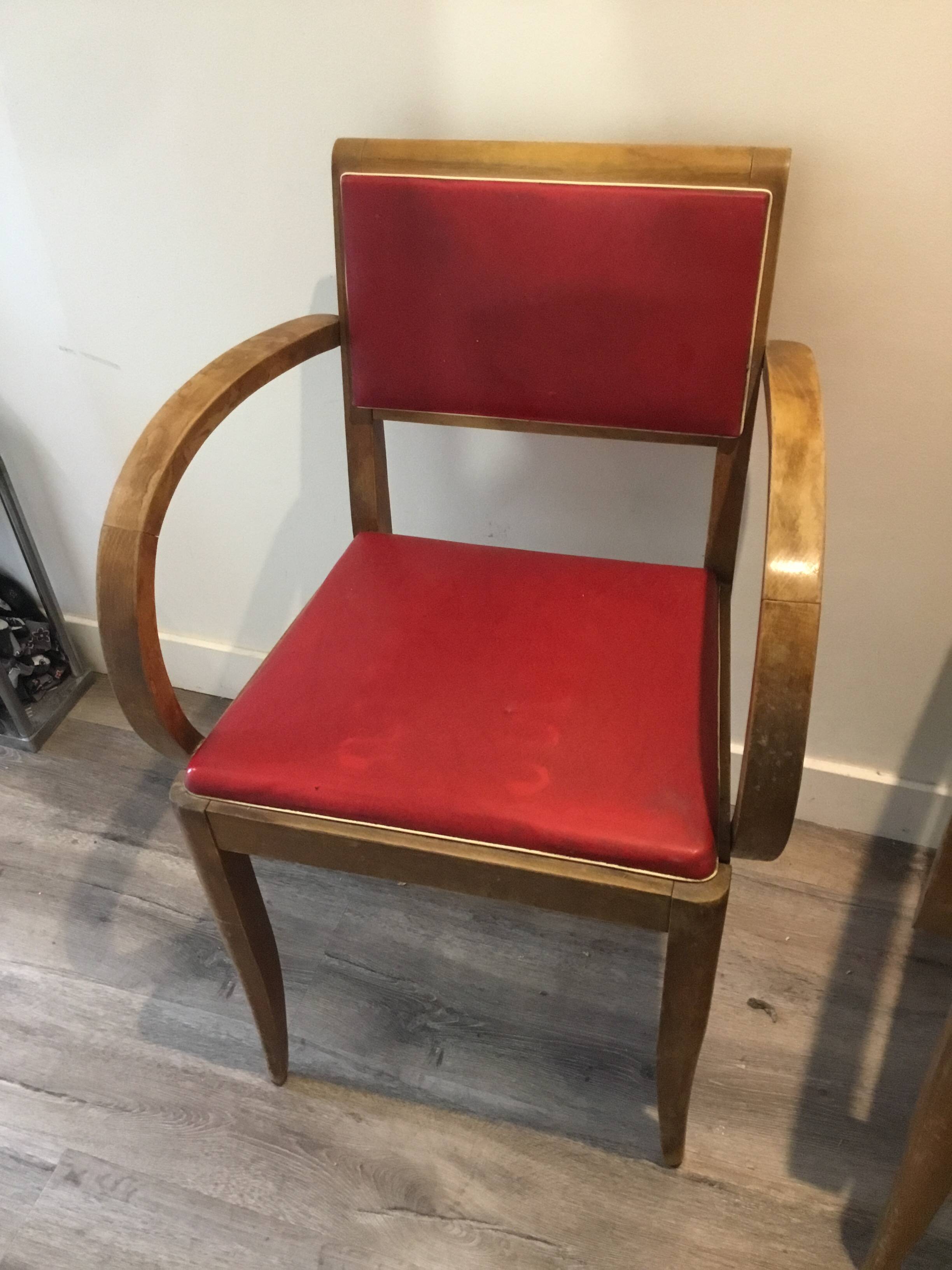 Paire de fauteuils bridge, années 60