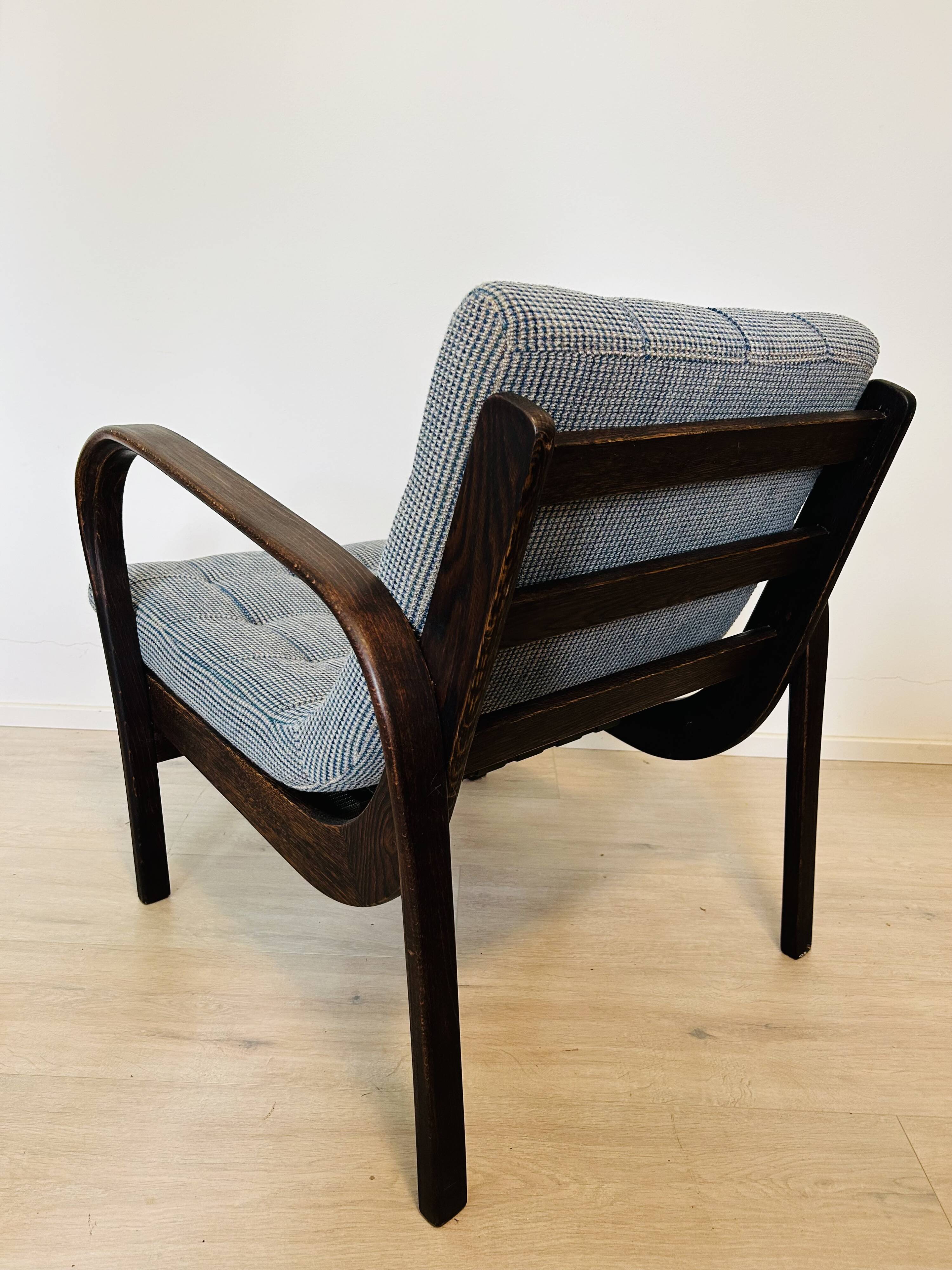 Vintage Lounge Armchair by Kropacek&Kozelka for Interior Prague, 1960’s