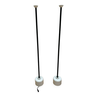 Paire de Lampadaires Gino Sarfatti Modèle 1095