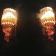 Pair of Murano designer wall lights