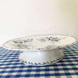 Iron pedestal dish