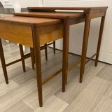 Scandinavian Gigognes Tables in Teak for Opal Möbel