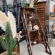 Escabeau bois vintage