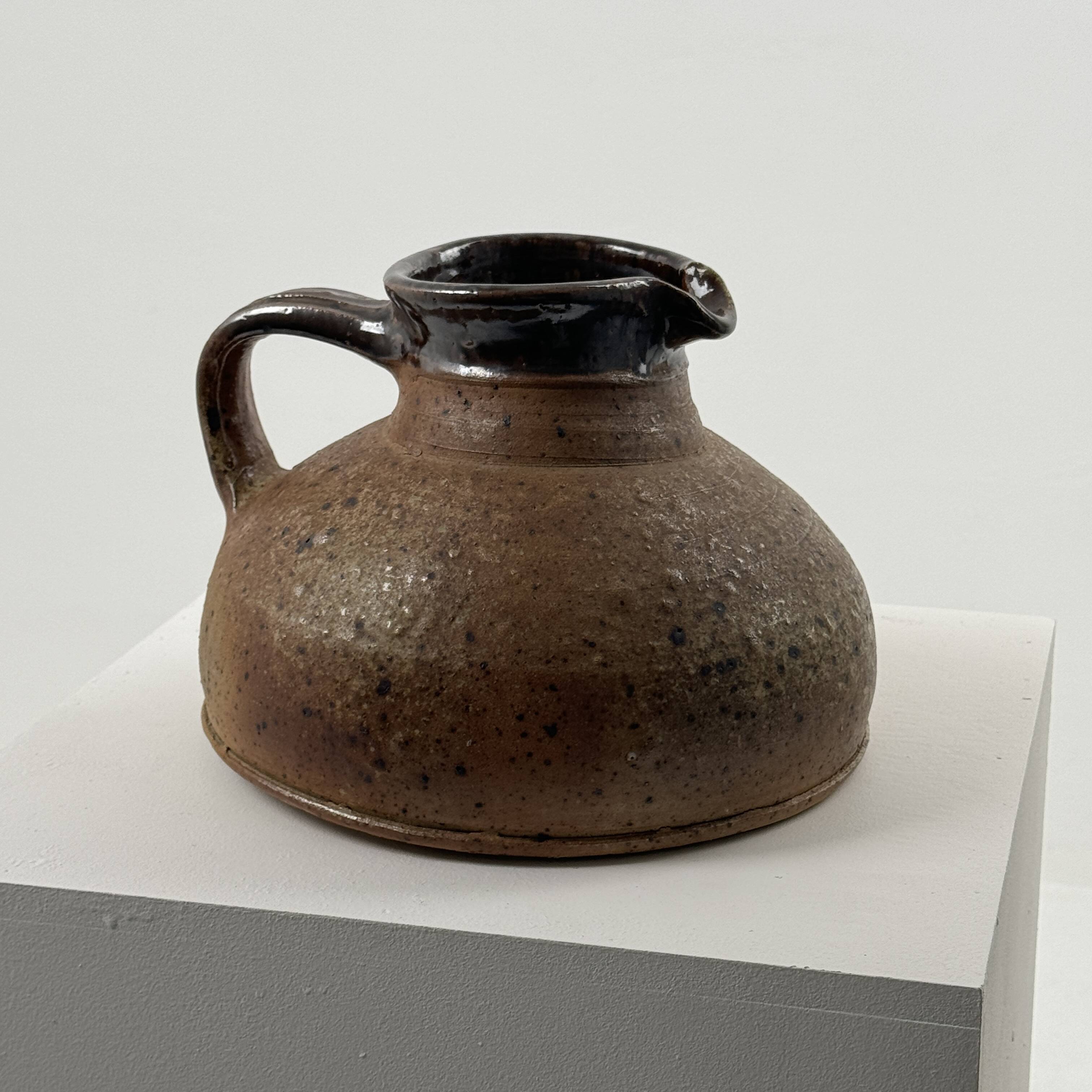 Large pitcher by Pierre Digan, La Borne, circa 1960.