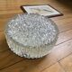 Holophane porthole glass wall or ceiling light, 1970s-1980s