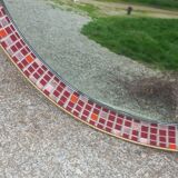 Vintage ceramic mirror from the 1960s.