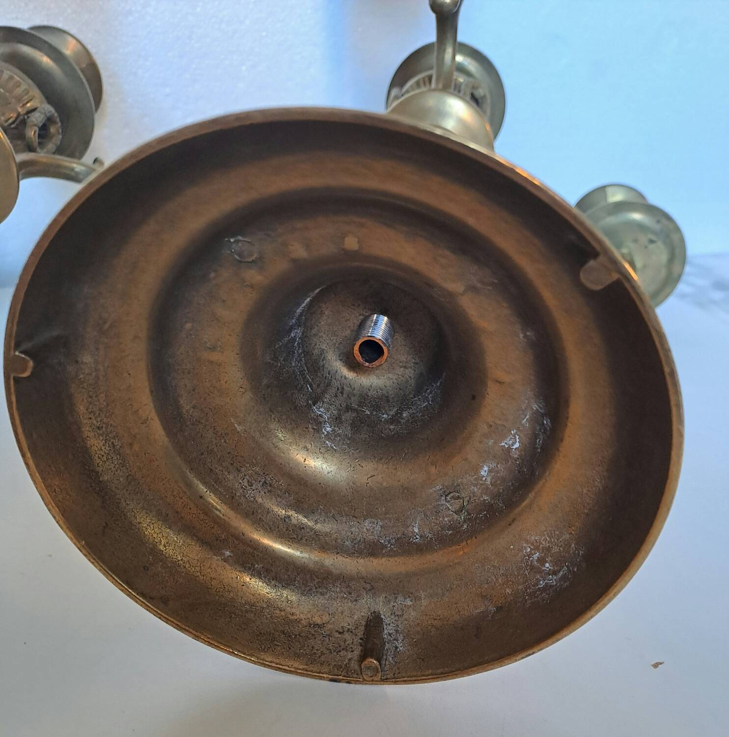 Pair of bronze candlesticks