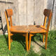 Paire de chaises bistrot style scandinave bois
