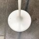 Minimalist glass and metal floor lamp from Switzerland, mid-century by E.R. Nele for Temde, 1960s.