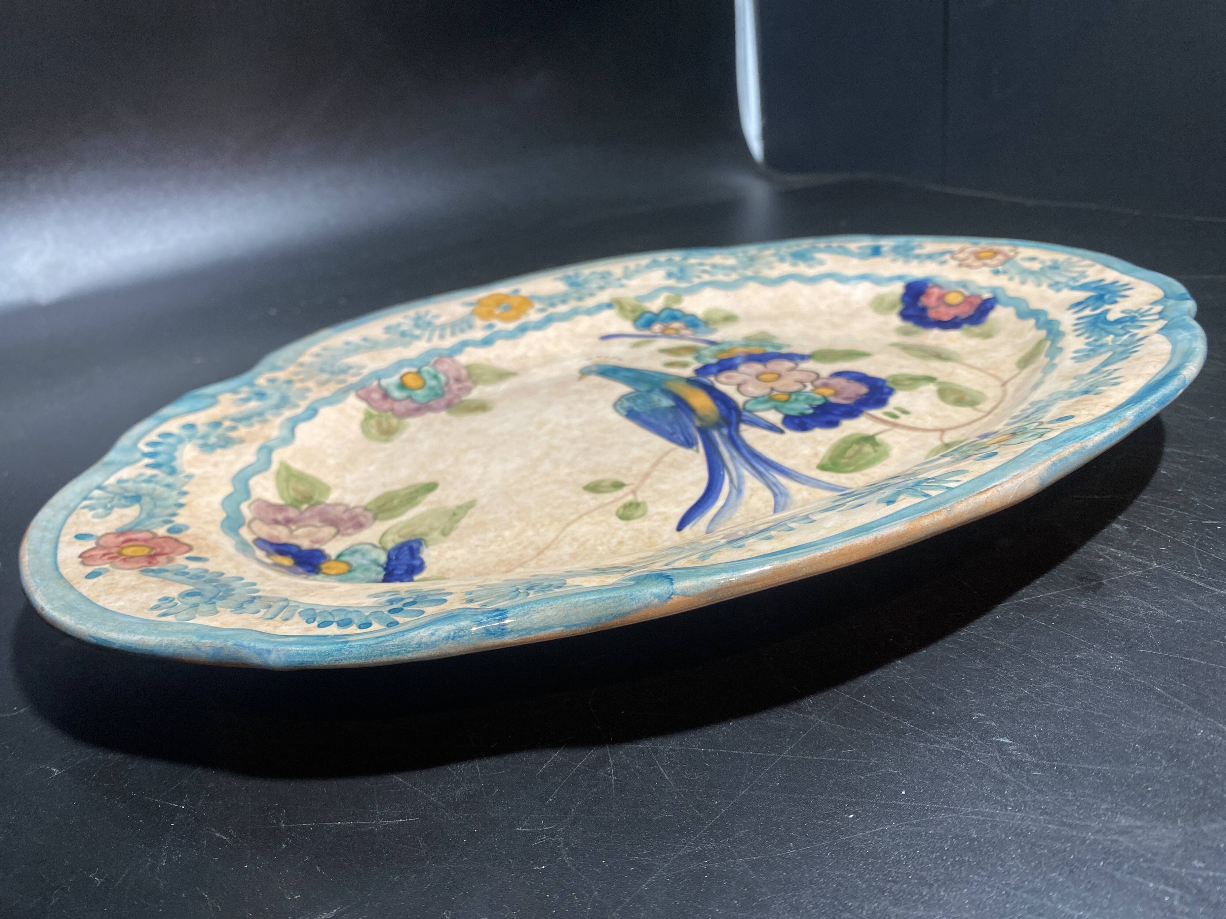 Decorative ceramic dish