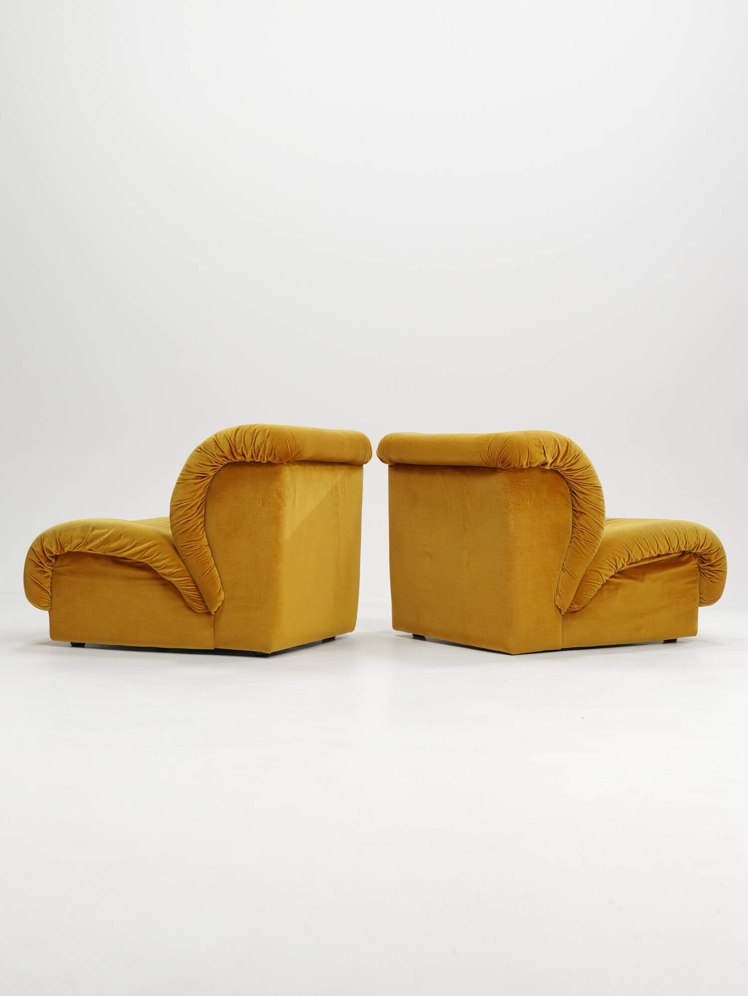 Paire de fauteuils Tiffany Doimo Salotti, années 1970