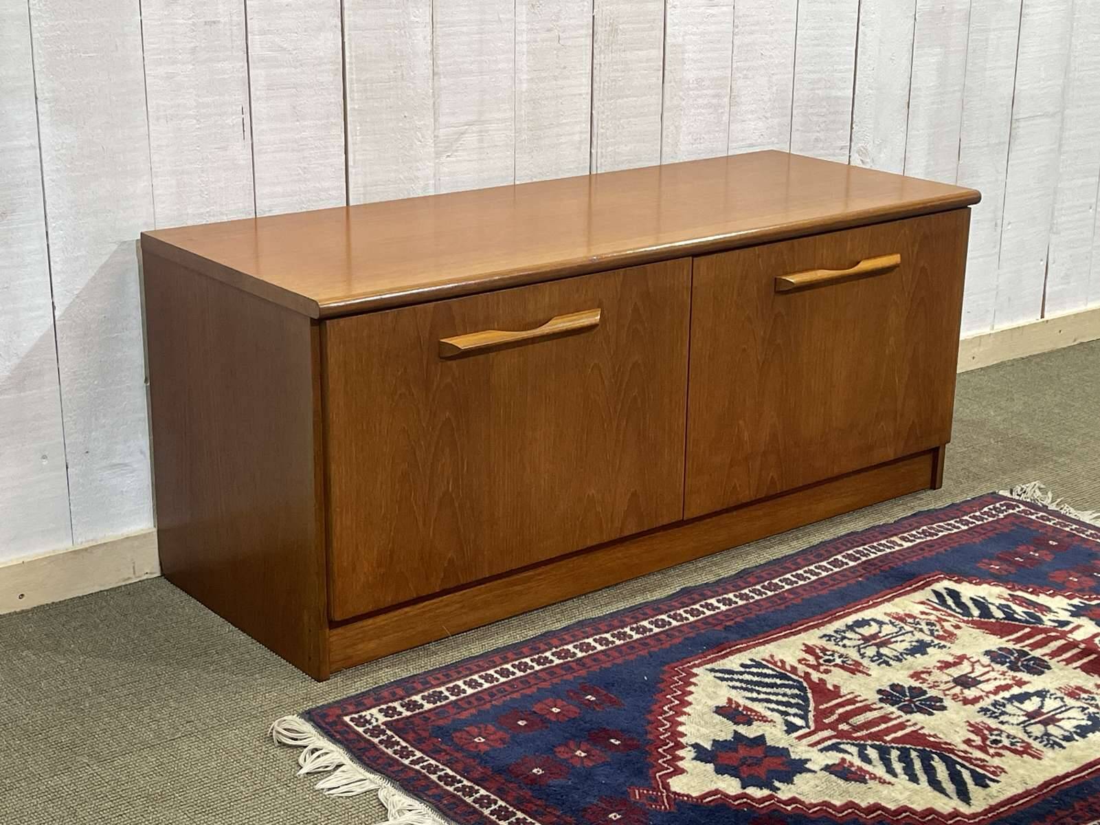 Low English teak sideboard from the 70s