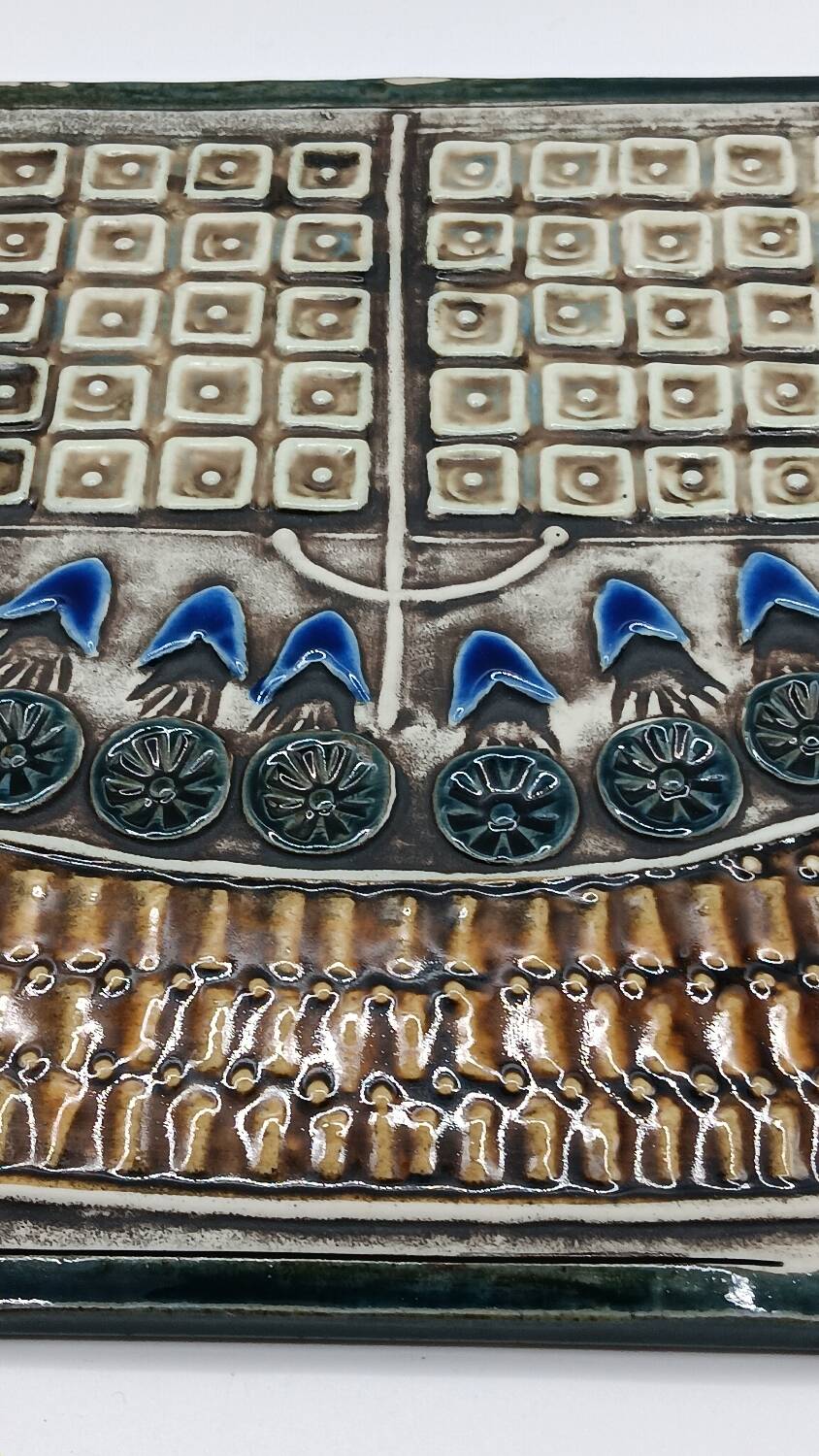 Lisa Larsson, "Skepp" from the Unik series, glazed stoneware, Gustavsberg