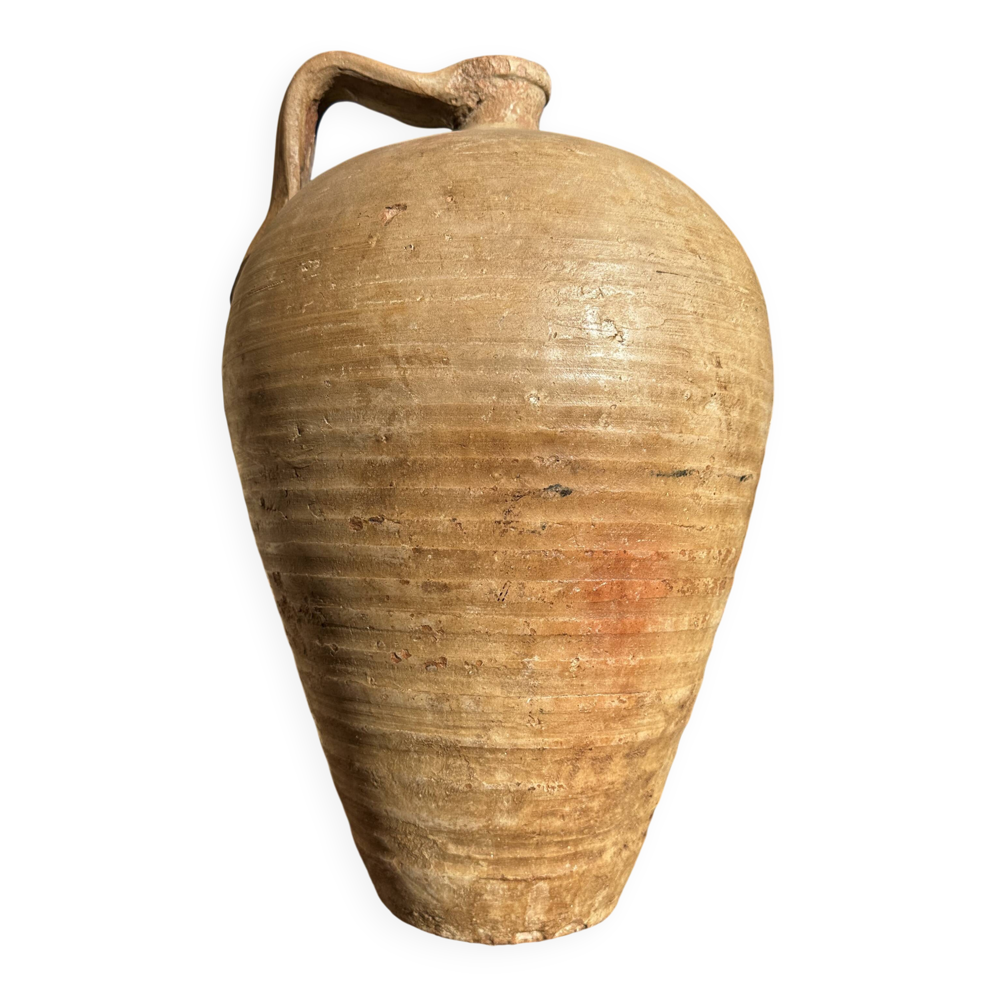 Ancient 19th-century terracotta jug