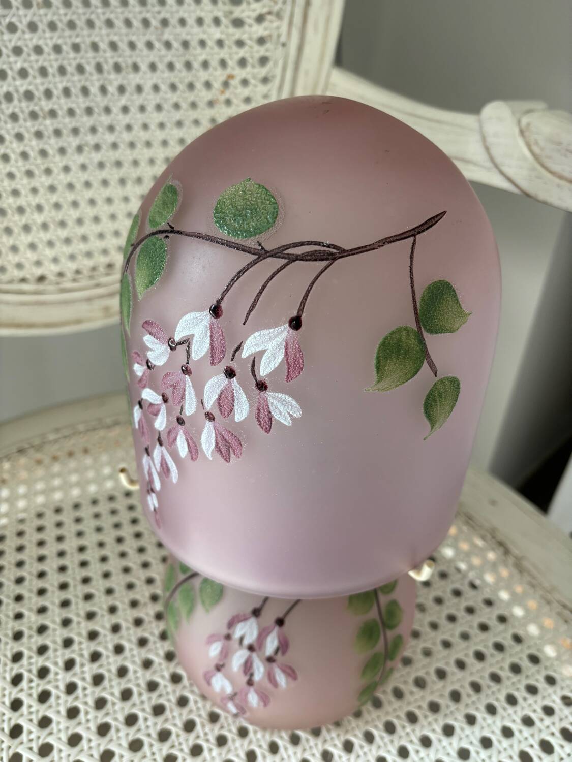 Vintage glass lamp