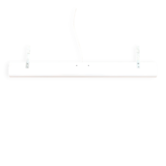 White metal library lamp, vintage Ikea