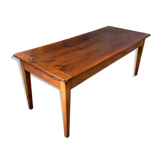 Table de ferme en merisier