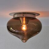 Plafonnier "Drop" en verre de Dijkstra (Pays-Bas)