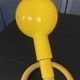 Yellow Hebi lamp by Isao Hosoe for Valenti, vintage pop yellow from the 1970s.