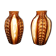 Pair of vases by G. De Bruyn from the 1920s and 1930s.