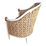 Three armchairs and an ottoman 1925 Art Deco