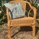 Rattan armchair