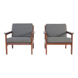 Set of two danish teak easy chairs (1960s)
