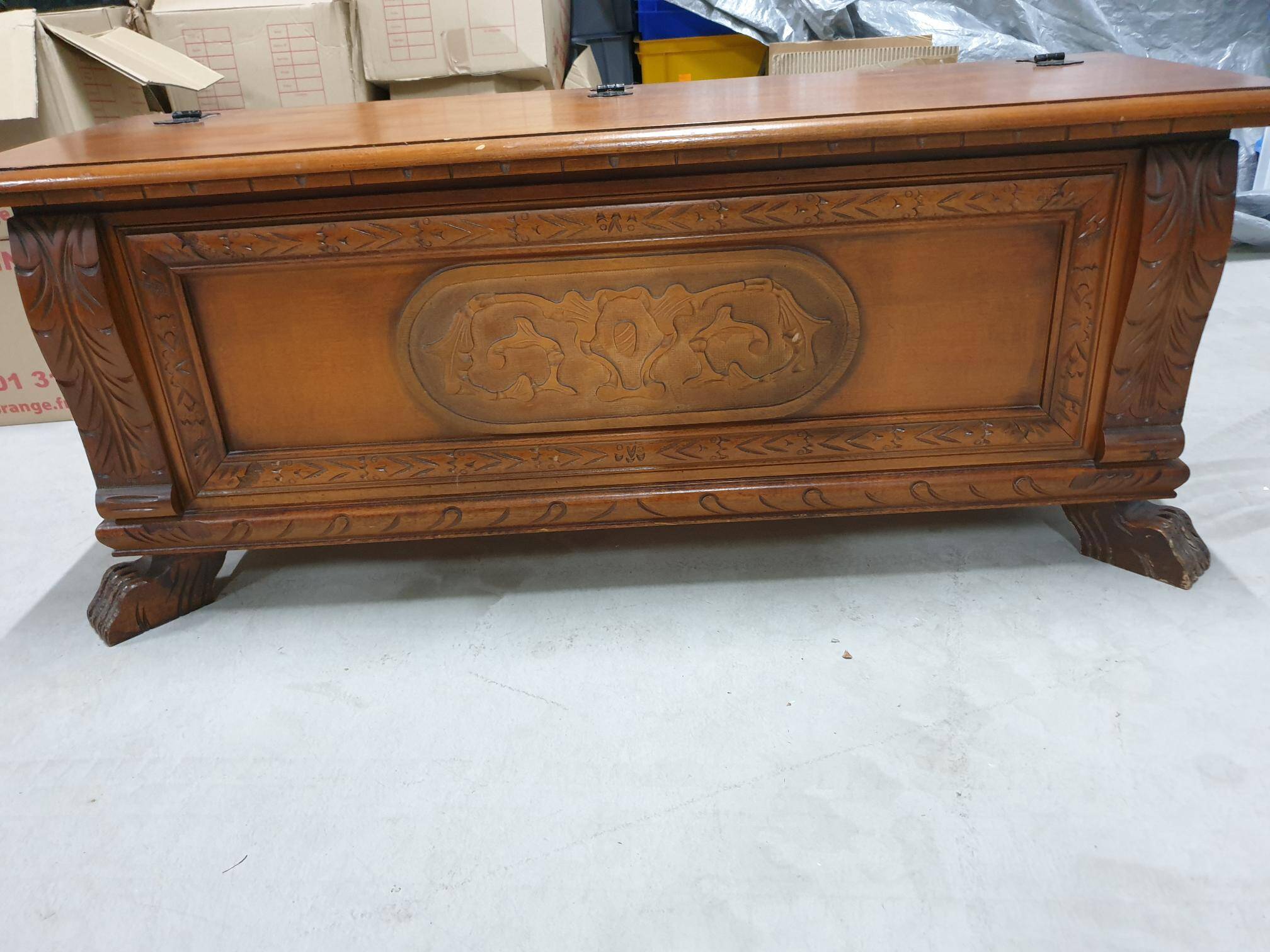 Cherry wood chest
