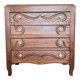 Antique commode with carved relief