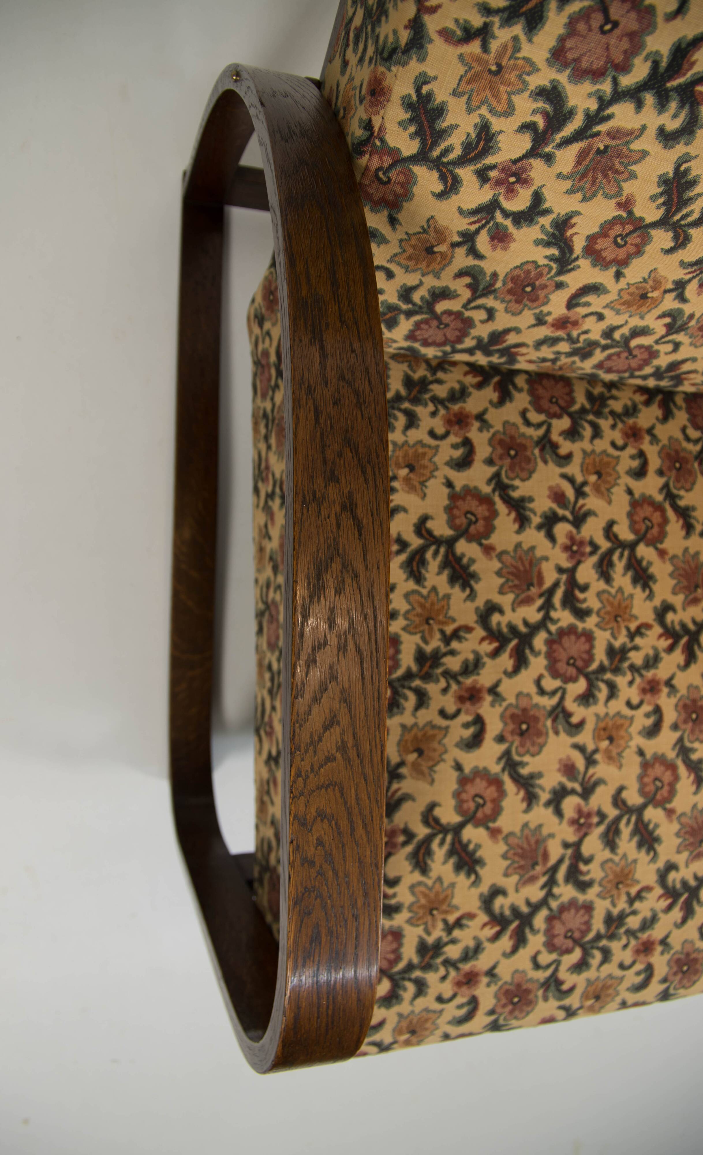 Adjustable Armchair H70 by Jindrich Halabala, 1930s