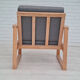 1970s, danish armchair, reupholstered, furniture wool, beech wood