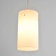 Opaline glass cylindrical pendant, 1970s